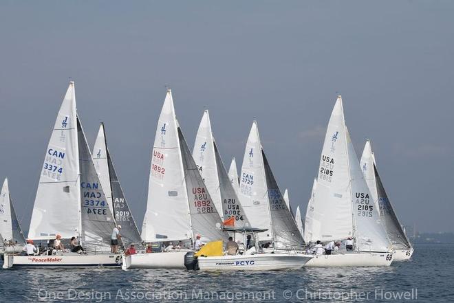 Day 1 – J24 World Championships ©  Christopher Howell